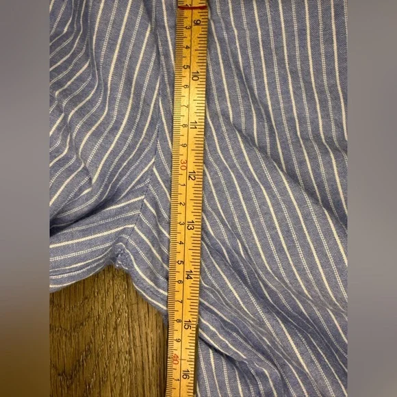 L’atiste Blue and white stripe Jumpsuit - Picture 3 of 8